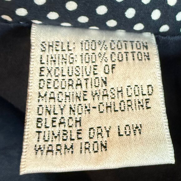 Talbots Petites Red White Blue A Line Skirt Size‎ 6P - Picture 6 of 6